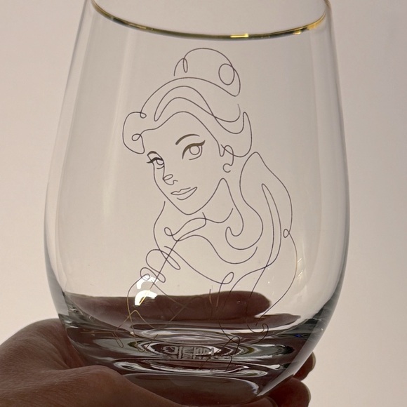 JoyJolt Disney Princess Stemless Glasses Set - Picture 5 of 8